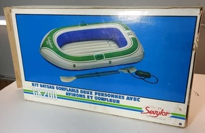 NOS VTG Sevylor 2 Person GK200 Inflatable Raft Pool & Beach With Oars - Picture 1 of 13
