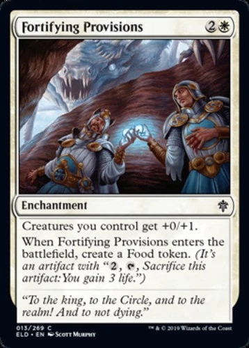x1 Fortifying Provisions - Throne of Eldraine - NM - MTG - Image 1 of 1