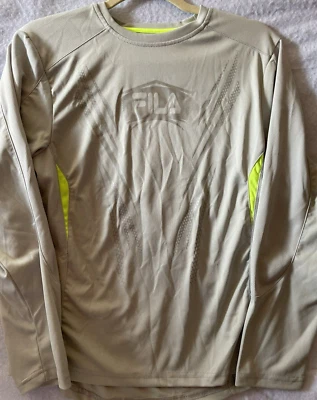 Camisa Fila TALLA GRANDE JUVENIL Pullover Verde Manga Larga Foto 1 de 4