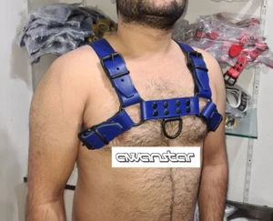 awanstar Bulldog leder harness Oberkörper Männer harnais n cuir leather Harness - Picture 1 of 19