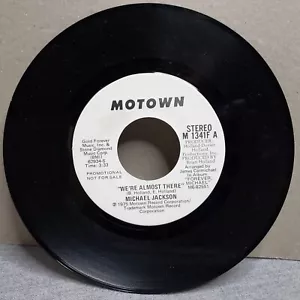 Michael Jackson Were Almost There 45 rpm 1975 Promo - Picture 1 of 7