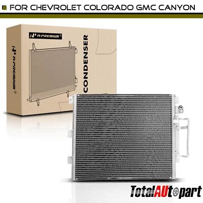 Condensador de CA de 1 pieza con soporte para Chevrolet 04-12 Colorado GMC Canyon Isuzu i-290 Foto 1 de 4
