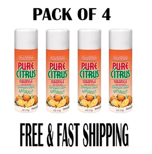 Pure Citrus Orange Air Freshener, 4oz pack of 4 - Picture 1 of 1