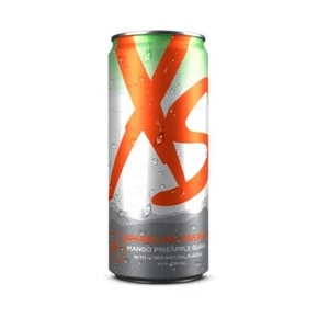 Caffeine Free | XS™ Sparkling Juiced Energy - Mango Pineapple Guava - 12 Cans - Picture 1 of 1