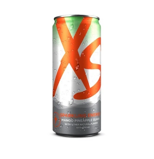Sin cafeína | XS™ Sparkling Juiced Energy - Mango Piña Guayaba - 12 latas Foto 1 de 1