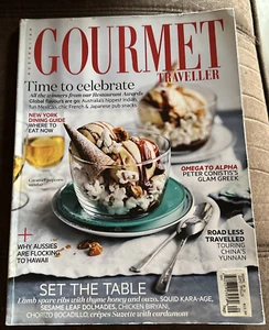 GOURMET TRAVELLER MAGAZINE Australian 2013 Time To Celebrate NY Dining Guide Acc - Picture 1 of 2