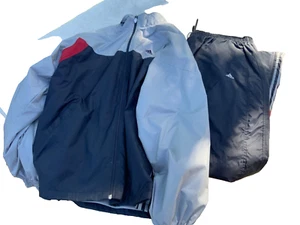 Adidas Men's Full Zip Mesh Lined Windbreaker Jacket & Pants w/ Embroid Logos XL - Picture 1 of 5