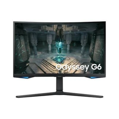Samsung Odyssey G6 S27BG650EU 27in Quad HD 240Hz 1ms Curved Smart Gaming Monitor - Image 1 of 4