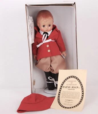 Effanbee Patsy Joan Equestrian V562 15" Muñeca Montar a Caballo Conjunto - Caja de etiquetas Certificado de autenticidad Foto 1 de 4