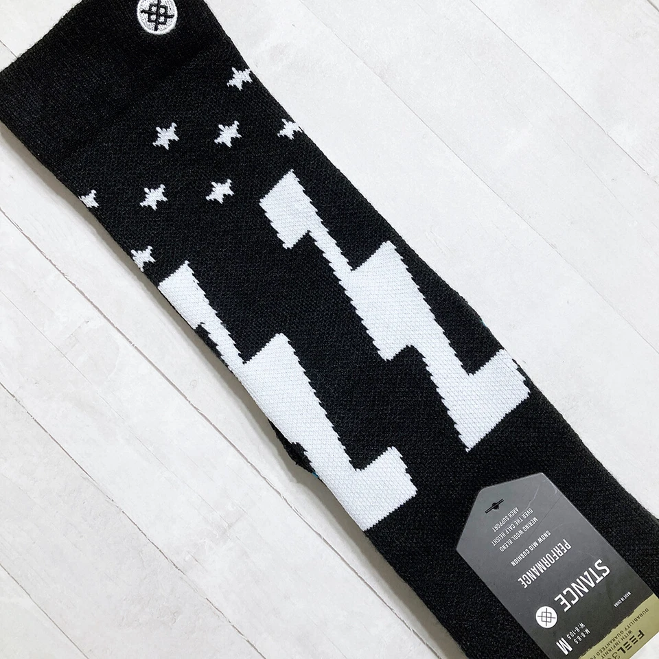 Calcetines Stance Lightning Bolt Snow Ski OTC Unisex Soporte para Arco Mezcla de Lana Merino Foto 1 de 1
