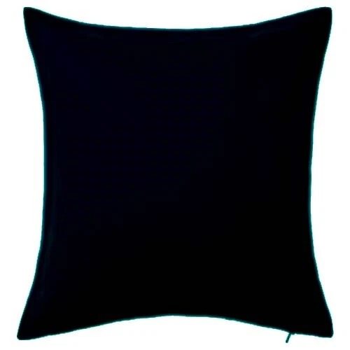 Fronha decorativa 45*45cm cor preta para casa cor sólida  - Imagem 1 de 1