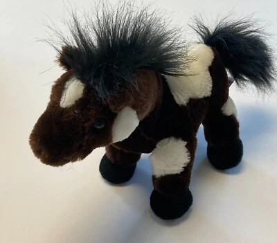 Webkinz Signature PINTO Brown and White Horse Stuffed Animal Plush Toy NO CODE - Image 1 of 4