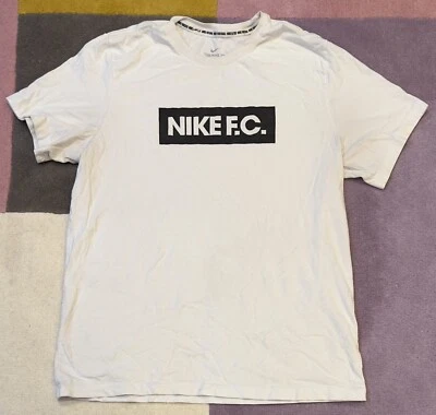 Nike F.C. Camiseta Gráfica de Fútbol Para Hombre Blanca CT8429-100 Talla XL X-LARGE Envío Gratis Foto 1 de 4