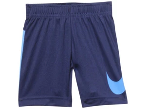 Nike Little Boy's Shorts Dri-FIT Colorblocked Midnight Navy - Picture 1 of 10