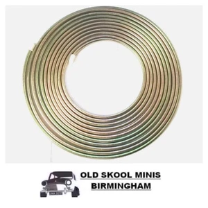 CLASSIC MINI FUEL PIPE FRONT TO REAR 1/4"x96" LONG SALOON ZINC ALLOY 21A919 2Q6 - Picture 1 of 1