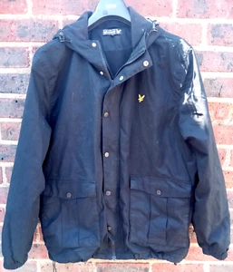 LYLE AND SCOTT HERREN PARKA JACKE SCHWARZ MIT KAPUZE GR XXL - Bild 1 von 3
