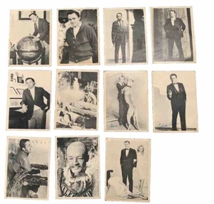 Man from Uncle Robert Vaughn Trading Cards 1965 Vintage TV Lot of 11 - Picture 1 of 10