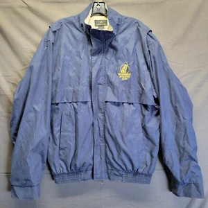 Antigua Sports Bomber Jacket Polyester Blend WVU Mountaineer Athletic Club Sz M - Picture 1 of 9