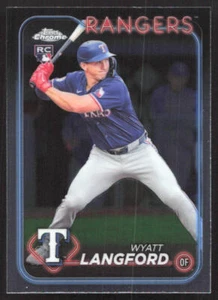 2024 Topps Chrome Update #USC35 Wyatt Langford - Picture 1 of 2