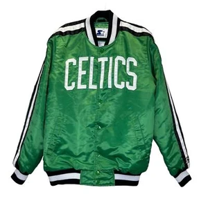 Seltene Boston Celtics Starter Jacke Herren Large MLB Basketball Kobold Maskottchen - Bild 1 von 11