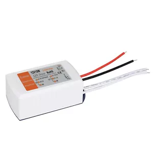 LED Driver Adapter 18W AC 120V/240V to DC 12V Transformer Adapter For LED Strip - Picture 1 of 9