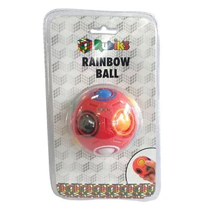 Rubiks Rainbow Ball Fidget Toy For Kids Children or Adults New - Red - Picture 1 of 2