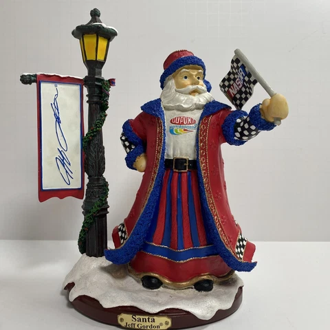 Nascar Jeff Gordon 8.5 in. Santa Claus Christmas Figurine 2003 - 1st in series Cover