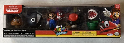 World of Nintendo Super Mario Odyssey Collectible Figure 5 Pack NEW Rare HTF - Image 1 of 3