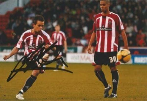 SHEFFIELD UNITED: LEE HENDRIE SIGNED 6x4 ACTION PHOTO+COA - Picture 1 of 1