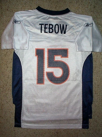 REEBOK Denver Broncos TIM TEBOW nfl Jersey YOUTH KIDS BOYS CHILDRENS (s-sm-small Cover