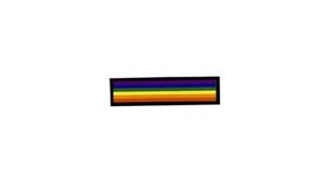 Patch printed embroidered travel souvenir biker backpack flag rainbow - Picture 1 of 1