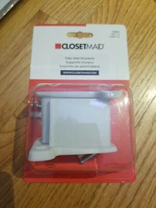 New sealed ! White Wire Shelving Wall Bracket by Closetmaid 26620 - Picture 1 of 3