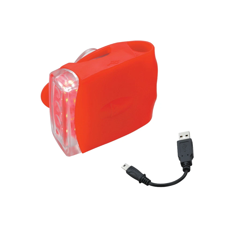 Topeak RedLite DX Red LED Rear Bike Safety Light USB Rechargeable for Seatpost - Image 1 of 1