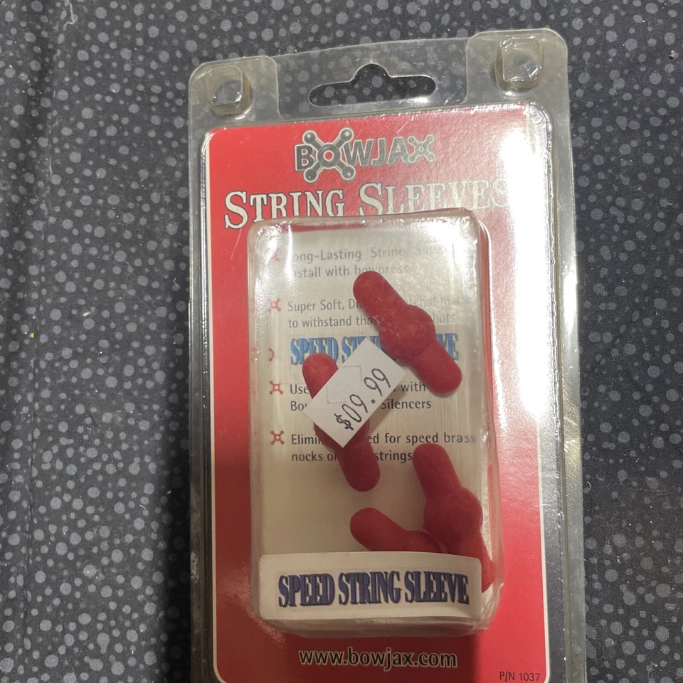 Bowjax String Sleeves Red 4 Pack - Image 1 of 3
