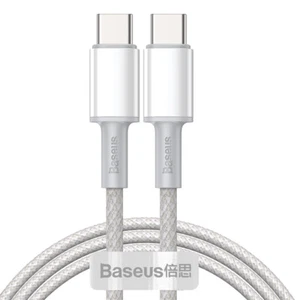 USB-C to Type-C High Density Fast Charing Data Cable White - 1M - Picture 1 of 9