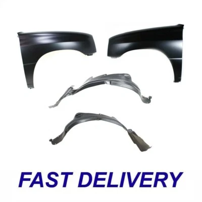 Nuevo juego de 4 kit de guardabarros delantero para modelos base Chevrolet Tracker 1999-2004 Foto 1 de 4