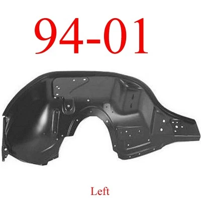 Conjunto de guardabarros interior de acero izquierdo para Dodge Ram 94 01, 1500, 2500, 3500 Foto 1 de 4