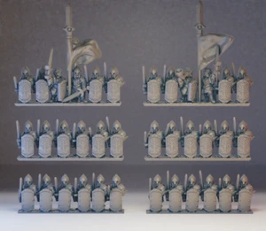 White Tree Swordsmen 10mm Detailed Miniatures Warmaster Revolution - Picture 1 of 1