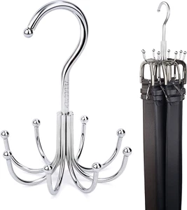 Closet Belt Hanger - Space-Saving Belt Organizer for Neat Storage - Picture 1 of 12