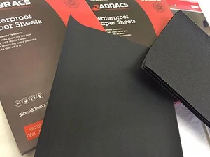 ABRACS WET AND DRY PAPER SANDPAPER 120 - 2000 GRIT SAND PAPER MIXED YOU CHOOSE - Picture 1 of 1