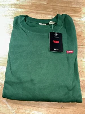 Levi's Women’s Standard Crewneck Sweatshirt Green Size XL NWT - Image 1 of 4
