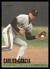 1996 Fleer #521 Carlos Garcia Pittsburgh Pirates