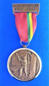 Pedido Suiza. MARCHE DU MONTELAZ POMY 1981 / CORTADOR DE MADERA. Ø 45mm - Imagen 1 de 6