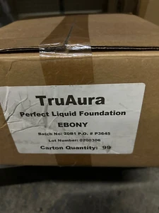 99x 1.0 oz TruAura Ébano Perfecto Base Líquida Cosméticos Maquillaje Tru Aura - Imagen 1 de 5