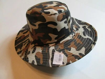 Gorra de ala ancha Western camuflada pesca Bonnie safari sombrero caza CLO Foto 1 de 4