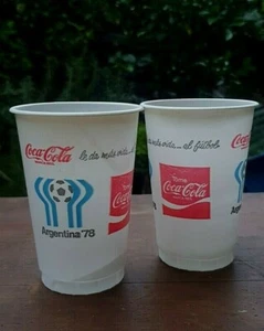 Coca Cola Argentinien 1978 World Cup Soccer Football Championship Glas Cola - Bild 1 von 3