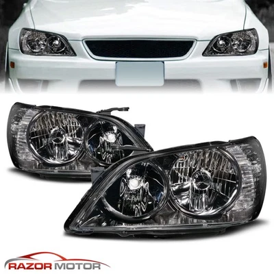 2001-2005 for Lexus IS300 Gun Metal OE Headlight Assembly Pair Foto 1 de 4