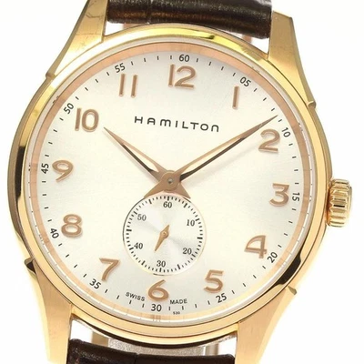 Reloj de vestir Hamilton Jazzmaster tono dorado línea delgada + correa extra cuarzo Foto 1 de 4