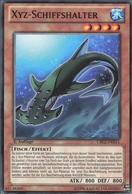 YuGiOh Xyz-Schiffshalter CBLZ-DE011 Common Excellent 1st - Bild 1 von 2