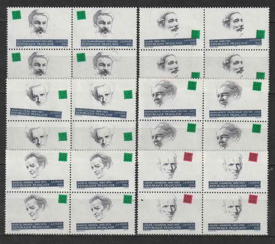 Timbres de France Bloc de 4 N** N° 2799 à 2804 - Photo 1/1